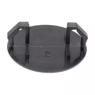 Заглушка ультратонкая под отверстие 27–33 мм, шляпка D35, чёрная
